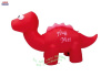 Red "Hug Me" Dinosaur Valentine Inflatable